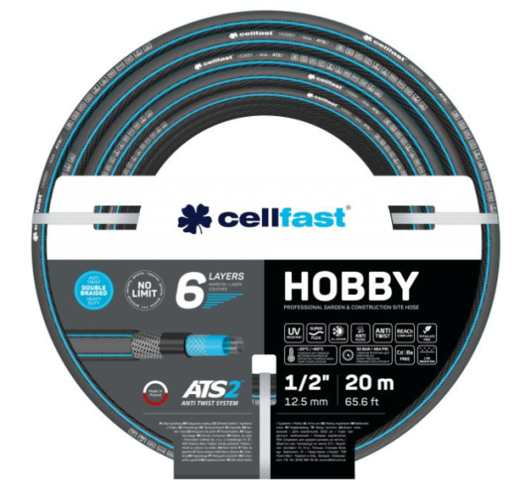 Cellfast Hobby ATS2 16-202 Садовый Шланг 1/2" 20m