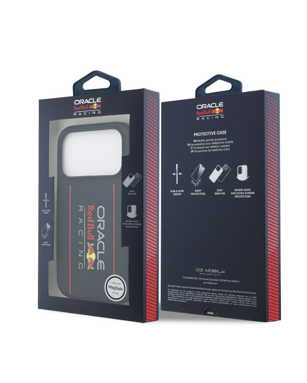 Red Bull Silicone Vertical Logo MagSafe Case Чехол для Apple iPhone 17 Pro Max