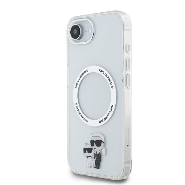 Karl Lagerfeld IML Karl and Choupette MagSafe Case Чехол для Apple iPhone 16e