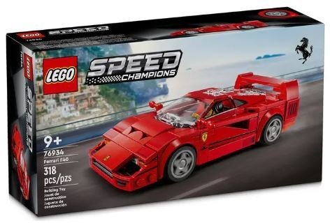 LEGO 76934 Ferrari F40 Supercar Конструктор