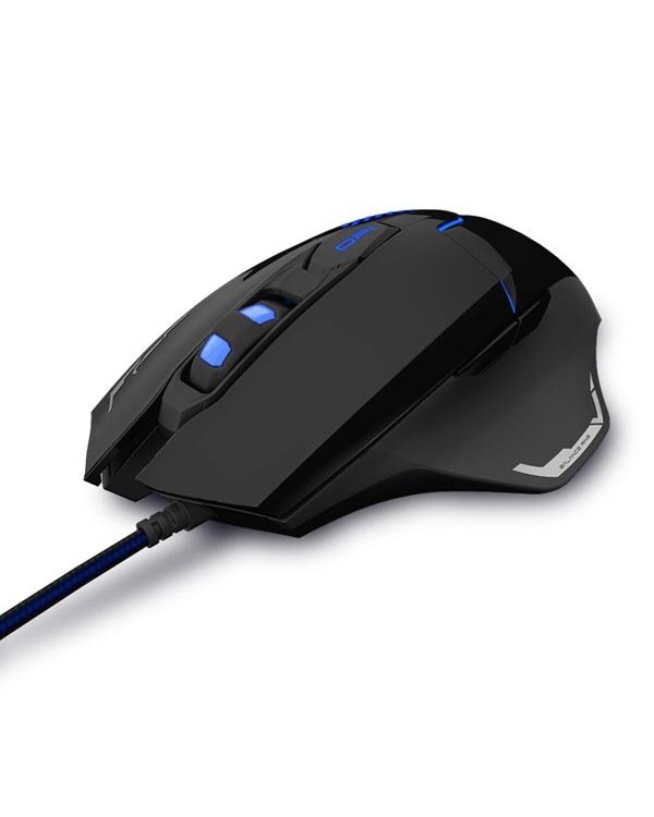 E-Blue EMS626 Mazer V2 Игровая мышь с Дополнительными кнопками / LED Подсветка / 2500 DPI / USB Черная