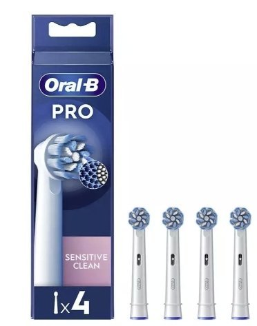 Braun Oral-B Sensitive Clean PRO Насадки для зубной щетки 4шт.