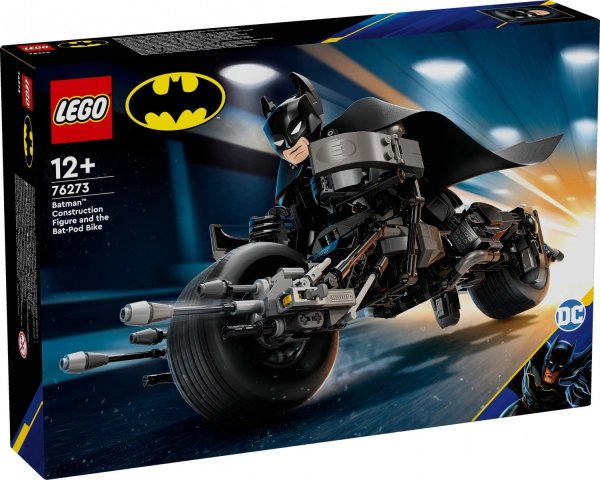 Обложка книги «LEGO Super Heroes 76273 Figure Batman Construction the Bat-Pod Bike Конструктор»