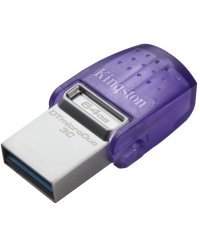 Kingston DataTraveler microDuo 3C 256GB USB Type-A + USB Type-C USB флешка
