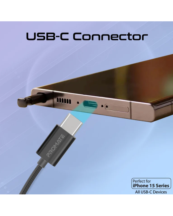 Promate MonoPod Dynamic Mono In-Ear Проводные наушники USB-C / 1.2m