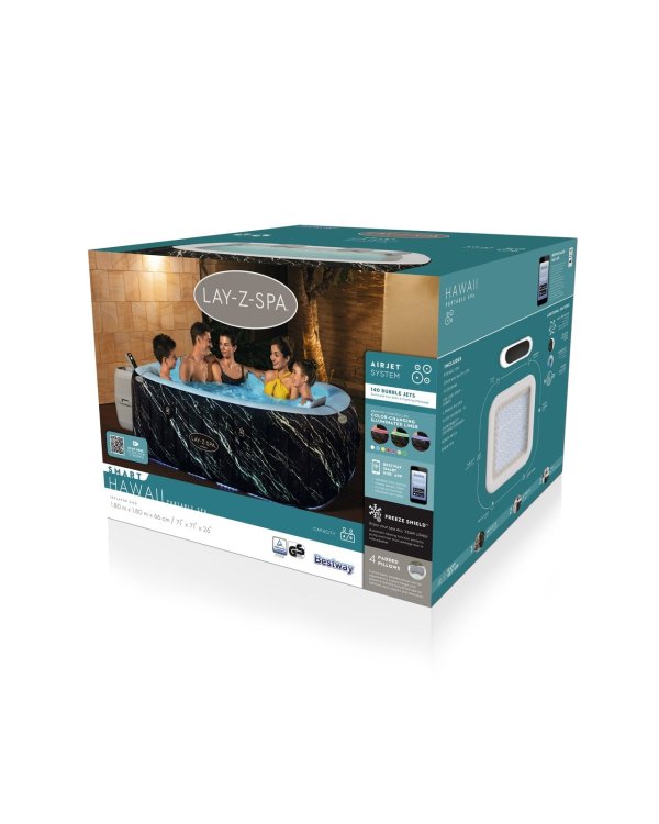Дополнительное изображение книги «Bestway 60261 Lay-Z-Spa Джакузи 180 x 180 x 66cm»