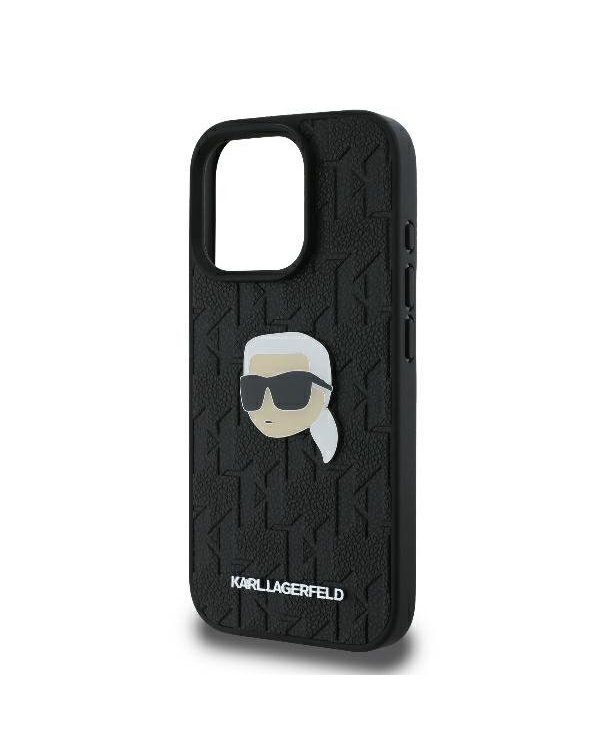 Karl Lagerfeld Monogram Karl Head Pin Защитный Чехол для Apple iPhone 16 Pro