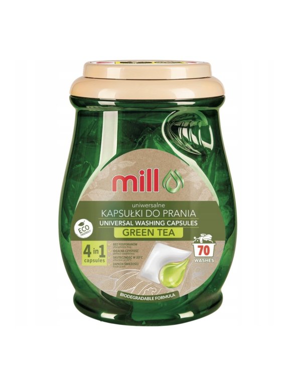Mill Eco Universal Duo Капсулы Для Стирки 70шт Green Tea