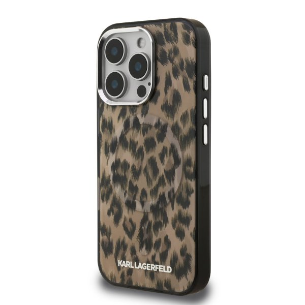 Karl Lagerfeld IML Leopard MagSafe Case Чехол для Apple iPhone 16 Pro Max