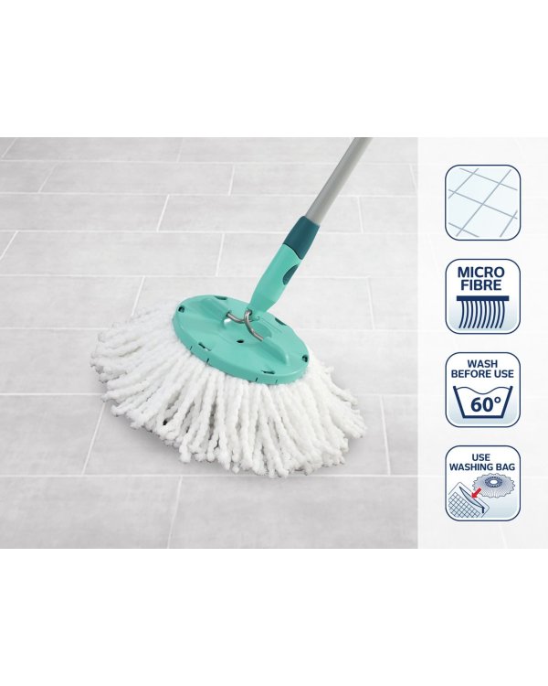 Leifheit Clean Twist Disc Mop Сменные Насадки Для Швабры 2шт