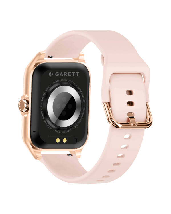 Garett Smartwatch GRC Activity 2 Gold matt / AMOLED / 100 sports modes / SOS function / Bluetooth Умные часы