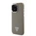 Guess PU Grained Triangle Logo MagSafe Case Защитный чехол для iPhone 16 Pro Max / коричневый