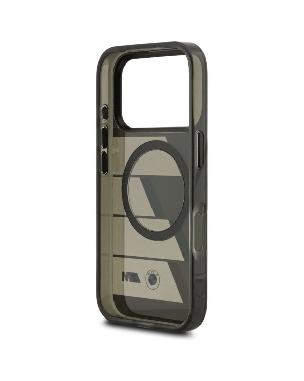 BMW M IML Metal Buttons Tricolor Lines MagSafe Case Защитный Чехол для Apple iPhone 17 Pro