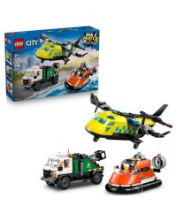 LEGO CITY 60505 Airplane, Service Truck and Hovercraft Remix Конструктор