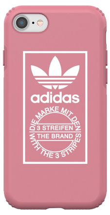 Adidas Snap Case Пластмассовый чехол для Apple iPhone 7 / 8 Розовый
