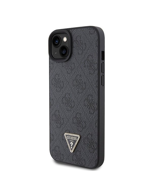 Guess Leather 4G Diamond Triangle Back Case Защитный Чехол для Apple iPhone 15