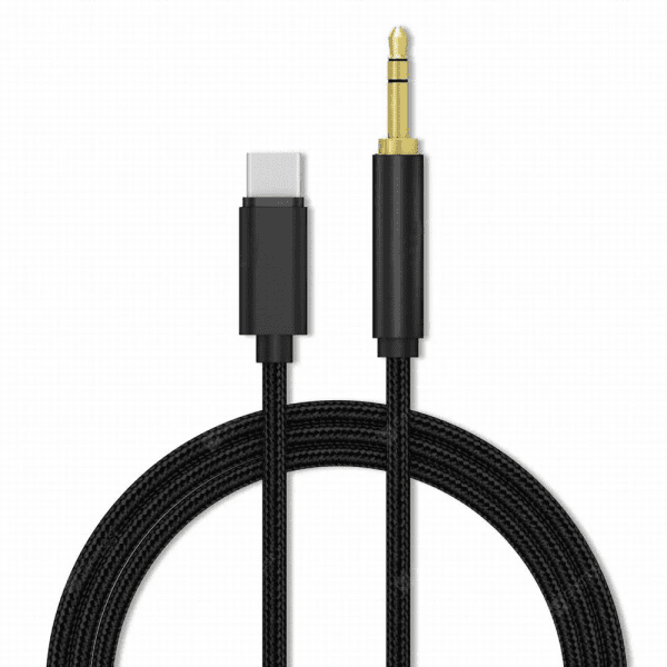 Обложка книги «Mocco Премиум AUX провод USB-C -> 3.5 mm 1m»
