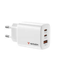 Verbatim Essentials Сетевое зарядное устройство 65W / белый