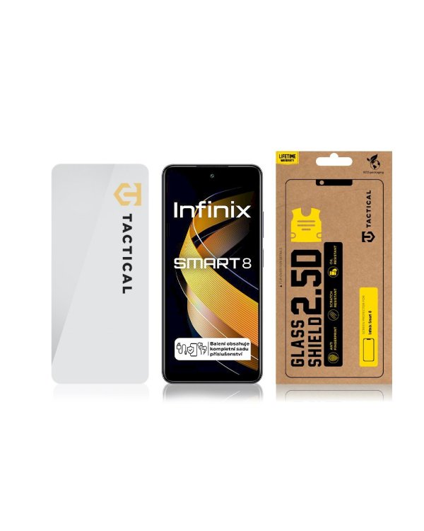 Tactical Glass Shield 2.5D Защитное стекло для Infinix Smart 8 / прозрачный