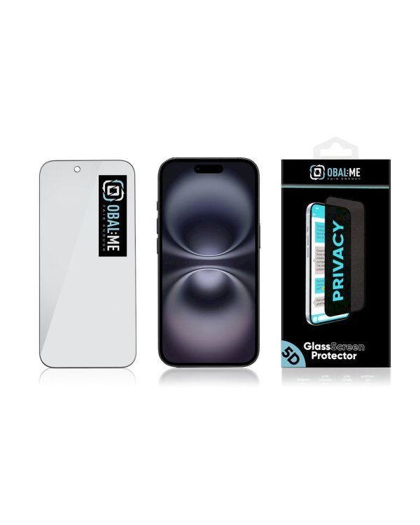 Дополнительное изображение книги «OBAL:ME Privacy 5D Glass Screen Protector Защитное стекло для Apple iPhone Air / чёрный»