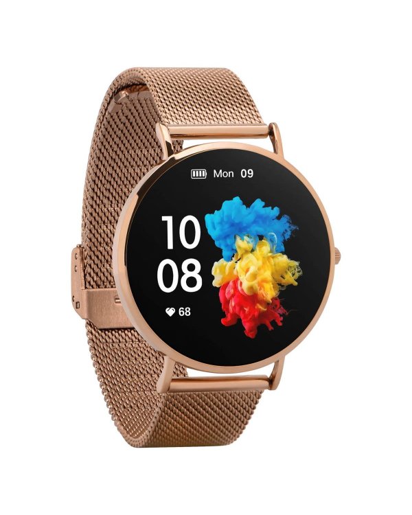 Garett Smartwatch Garett Verona Gold Steel Умные часы AMOLED / Bluetooth / IP67 / GPS / SMS