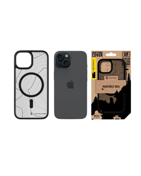 Tactical MagForce Hyperstealth Sika Cover Защитный чехол для iPhone 15 / асфальт