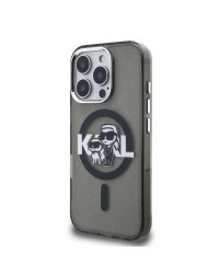 Karl Lagerfeld IML Glitter Karl and Choupette Sketch MagSafe Case Чехол для Apple iPhone 16 Pro