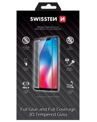 Swissten Ultra Durable Full Face / Full Glue Tempered Glass Защитное стекло Apple iPhone 7 / 8 Черное