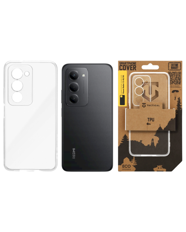 Tactical TPU Cover Защитный чехол для Xiaomi Redmi 15 4G/5G / прозрачный