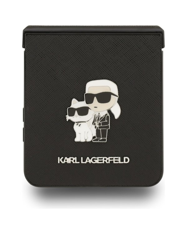 Karl Lagerfeld PU Saffiano Karl and Choupette Case Чехол для Samsung Galaxy Z Flip7