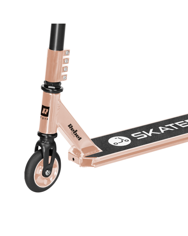 Rebel SKATE PRO GOLD Каскадерский самокат