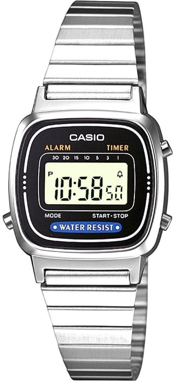 Casio LA670WA-1DF Retro Женские часы