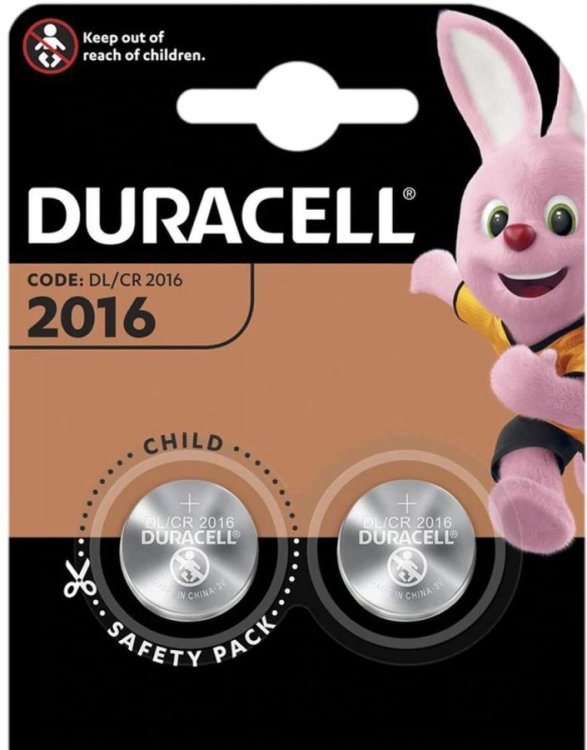Duracell DL2016-2BB Lithium baterija 2gb