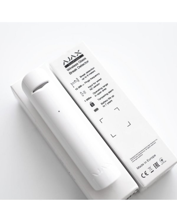 Ajax GlassProtect Беспроводной датчик разбития стекла