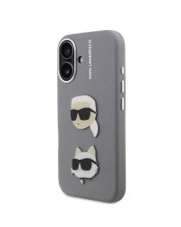 Karl Lagerfeld Grained PU K&CH Heads Case Чехол для Apple iPhone 16