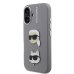 Karl Lagerfeld Grained PU K&CH Heads Case Чехол для Apple iPhone 16