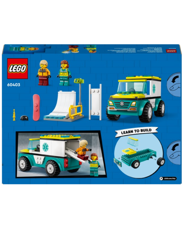 LEGO 60403 Ambulance en Snowboarder Конструктор