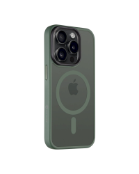 Tactical MagForce Hyperstealth Cover Защитный чехол для iPhone 15 Pro / лесной зелёный