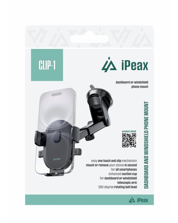 iPeax Clip-1 Aвтомобильный держатель для смартфона