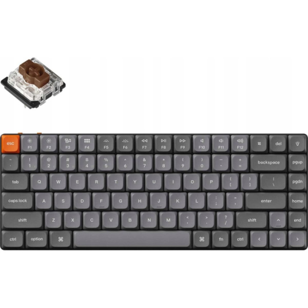 Keychron K3 Max 75% Беспроводная Механическая клавиатура RGB / Brown Switch