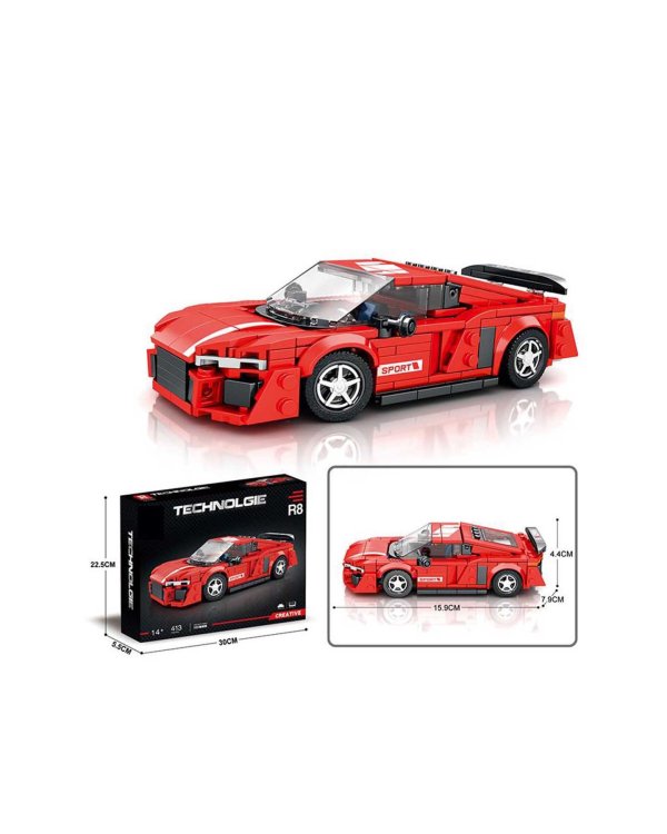 Reobrix Набор кирпичиков для спортивной машины 413шт