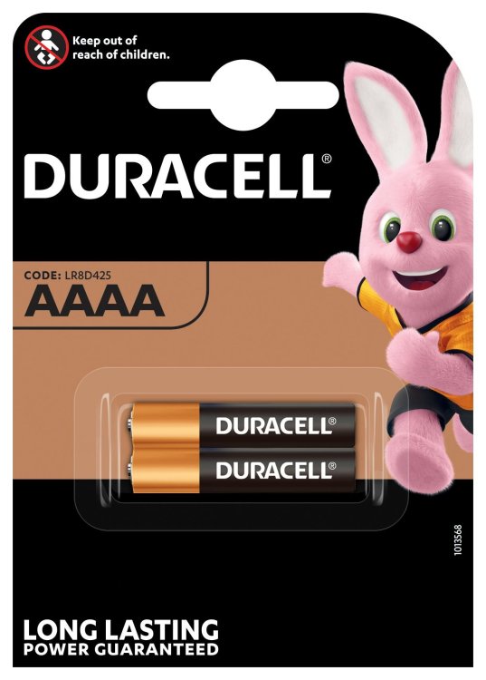 Duracell ULTRA POWER AAAA MX2500 Alkaline 1.5V Батарейки 2шт.
