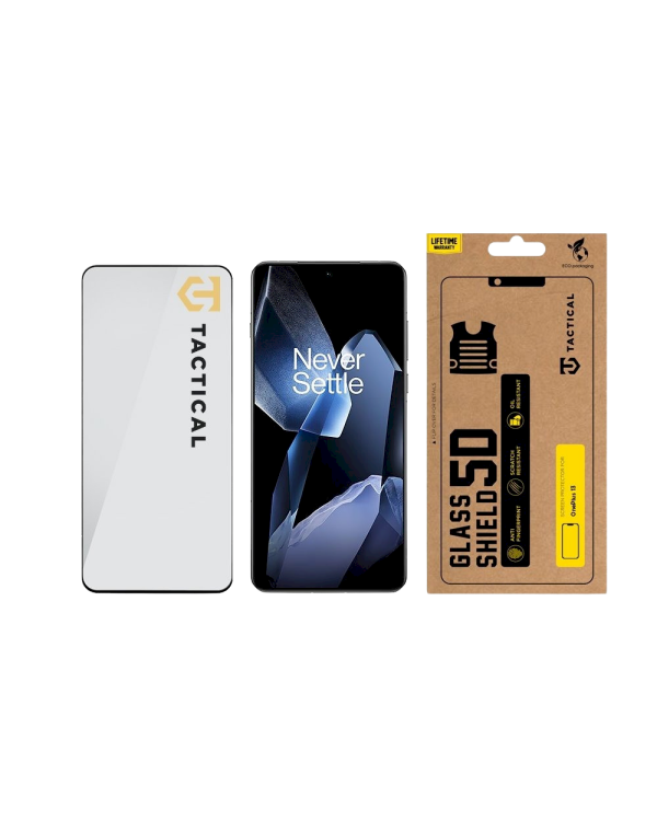 Tactical Glass Shield 5D Защитное стекло для OnePlus 13 / чёрный