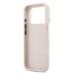 Guess PU Grained 4G Logo Stand Camera Frame Case Защитный чехол для iPhone 17 Pro / розовый