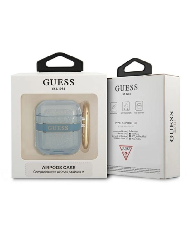 Guess GUA2HHTSB Чехол для Apple AirPods 1 / 2