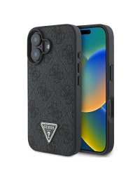 Guess Leather 4G Triangle Strass Защитный Чехол для Apple iPhone 16