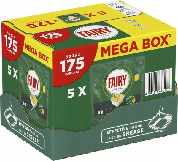 Fairy Original All In One Таблетки Для Посудомоечной Машины Lemon 175шт