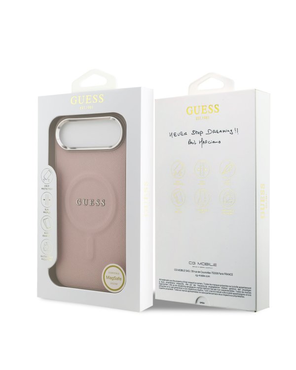 Guess PU Saffiano MagSafe Case Чехол для Apple iPhone 17 Air