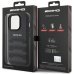 AMG Leather Debossed Lines Back Case Защитный Чехол для Apple iPhone 15 Pro
