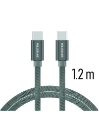 Swissten Textile Fast Charge 3A USB-C / USB-C Кабель для передачи данных и зарядки 1.2m